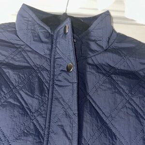 Classic Women's Quilted Jacket - Navy